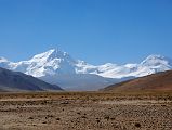 09 Phola Gangchen, Shishapangma And Porong Ri From After Shishapangma Checkpoint But then after driving a little further from Shishapangma Checkpoint, you can look back to the left west and Phola Gangchen and Shishapangma come into view again with and Porong Ri (7292m) on the far right.